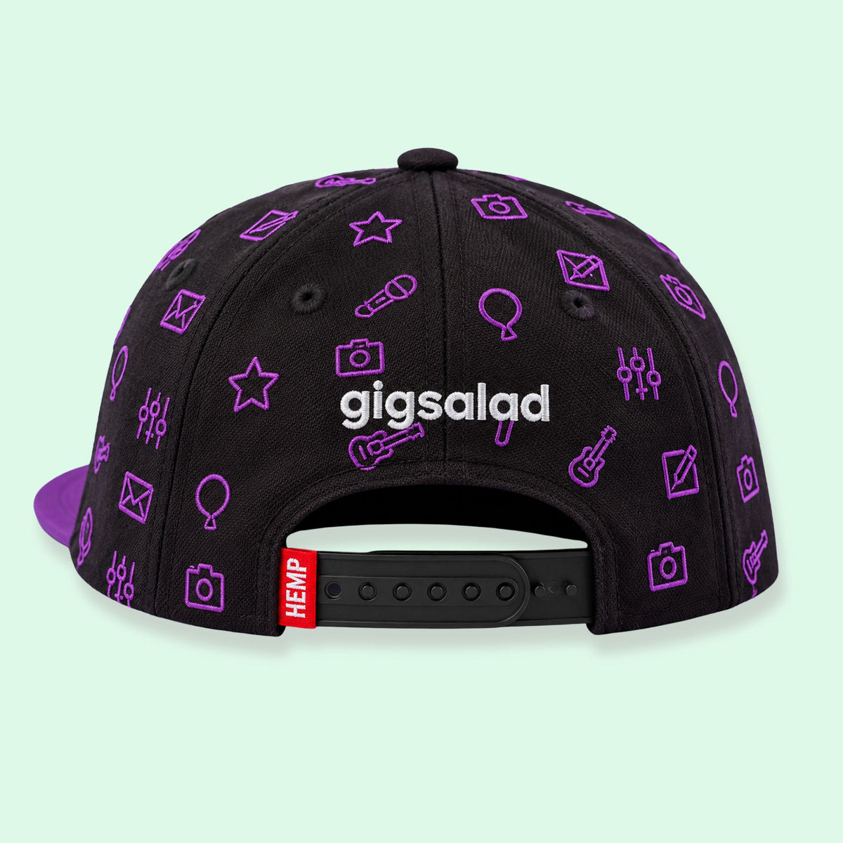 Special Edition: Grassroots Black and Purple Hat